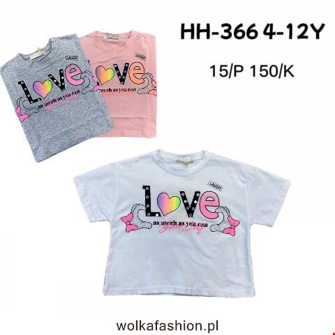 Bluzka dziewczęcy HH-366 Mix kolor 1-5