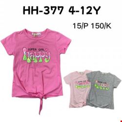 Bluzka dziewczęcy HH-377 Mix kolor 4-12