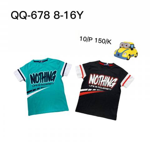 Bluzka chłopięca QQ-678 Mix kolor 8-16