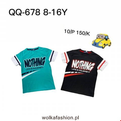Bluzka chłopięca QQ-678 Mix kolor 8-16 1