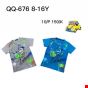 Bluzka chłopięca QQ-676 Mix kolor 8-16 1
