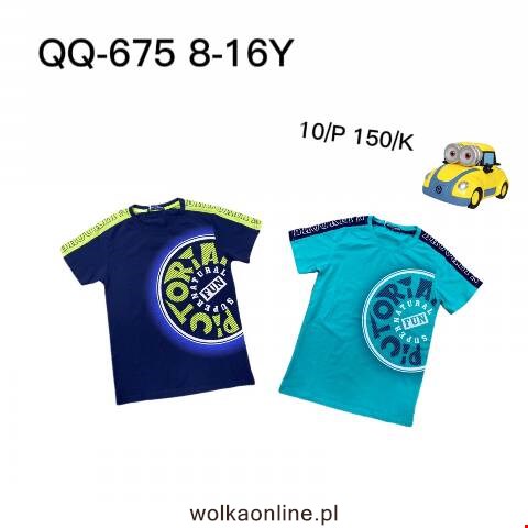Bluzka chłopięca QQ-675 Mix kolor 8-16