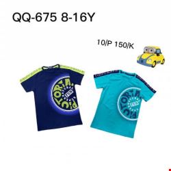 Bluzka chłopięca QQ-675 Mix kolor 8-16