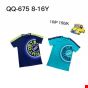 Bluzka chłopięca QQ-675 Mix kolor 8-16 1