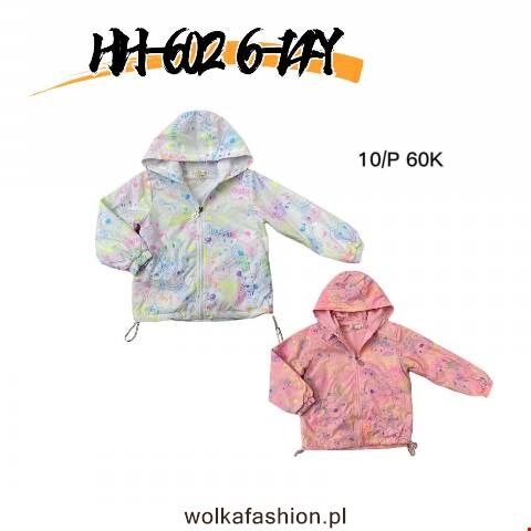 Kurtka wiosena dziewczęca HH602 Mix kolor 2-6 1