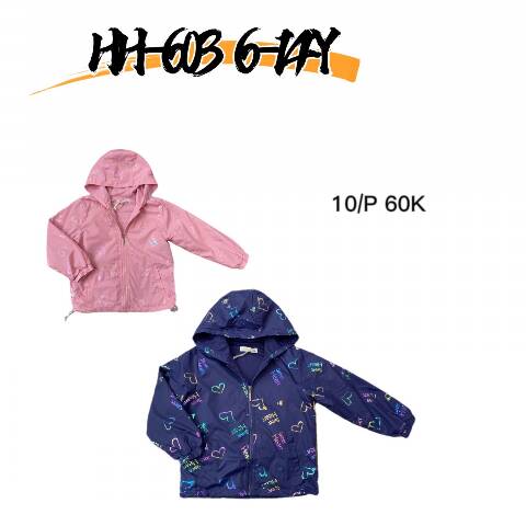 Kurtka wiosena dziewczęca HH603 Mix kolor 2-6 1