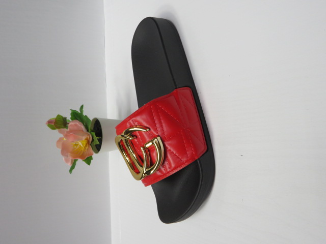 Klapki Damskie 3308-6 RED 37-41