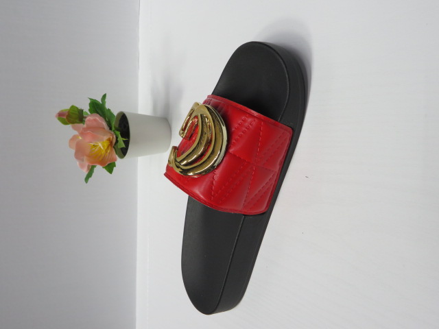 Klapki Damskie 3308-6 RED 37-41 1