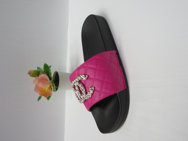 Klapki Damskie 331 PLUM/BLACK 36-41