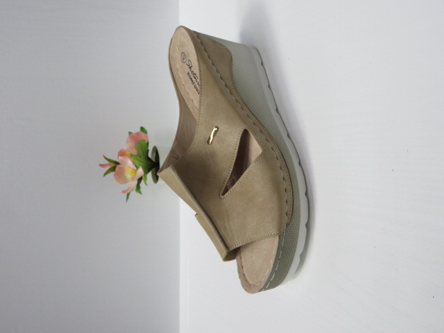 Klapki Damskie 0611 BEIGE 36-41