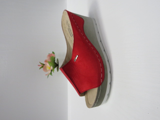 Klapki Damskie 0510 RED 36-41