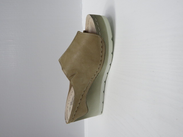 Klapki Damskie 0618 BEIGE 36-41 1