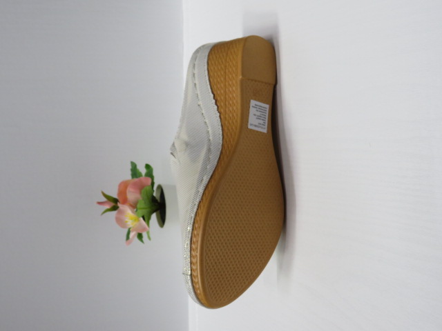 Klapki Damskie 7AA222 SILVER 36-41 2