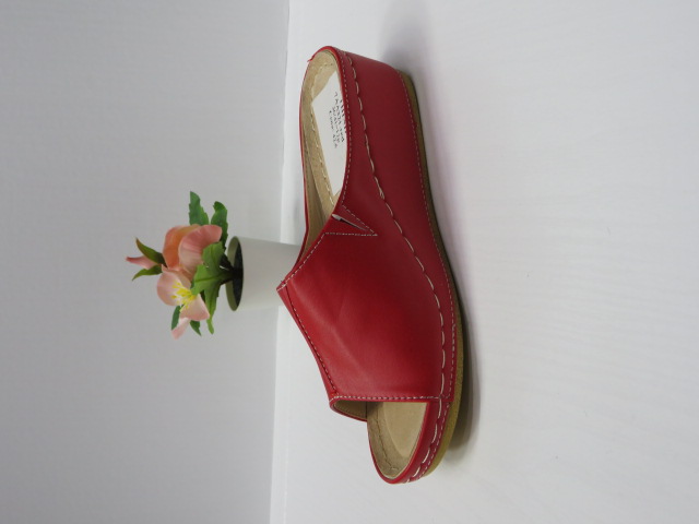 Klapki Damskie 7AA221 RED 36-41 1
