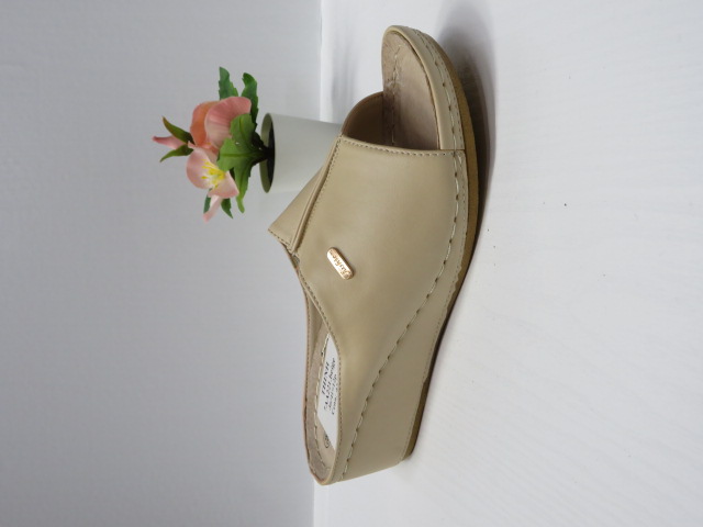 Klapki Damskie 7AA221 BEIGE 36-41