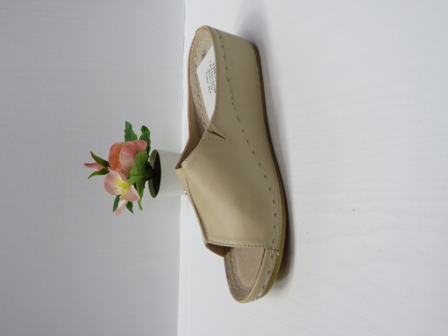 Klapki Damskie 7AA221 BEIGE 36-41 1