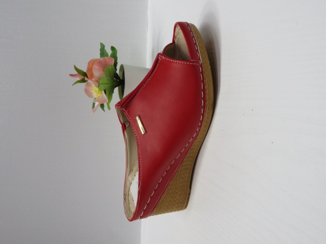 Klapki Damskie 7AA222 RED 36-41