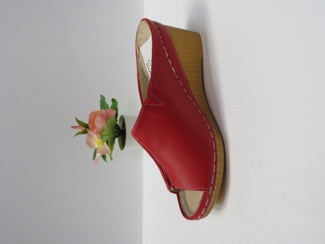 Klapki Damskie 7AA222 RED 36-41 1