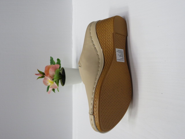 Klapki Damskie 7AA222 BEIGE 36-41 2
