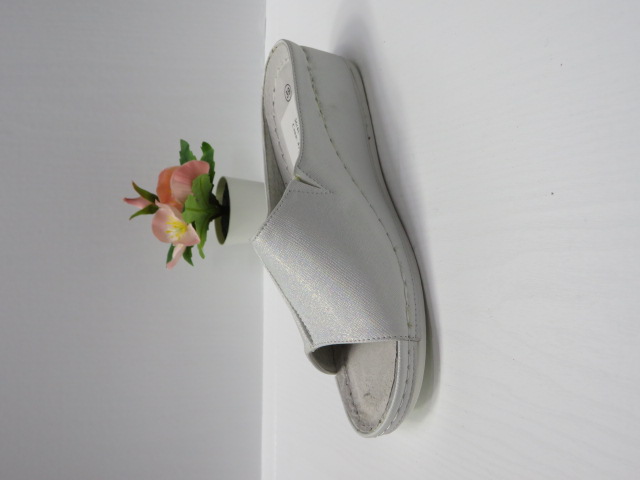 Klapki Damskie 7AA221 SILVER 36-41 1