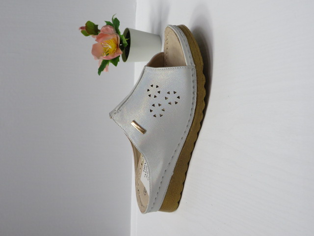 Klapki Damskie 7AA229 SILVER 36-41