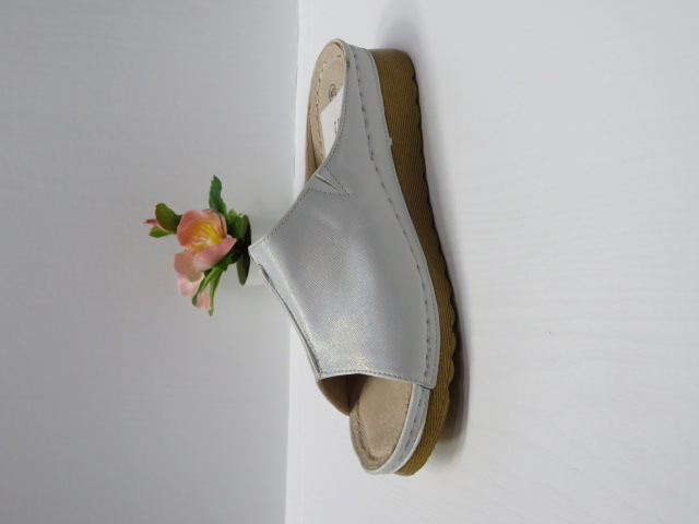 Klapki Damskie 7AA229 SILVER 36-41 1