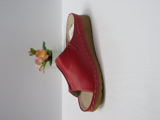 Klapki Damskie 7AA229 RED 36-41 1