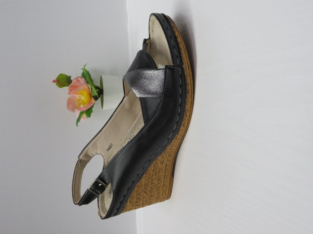 Czółenka damskie 7AA227 BLACK/SILVER 36-41