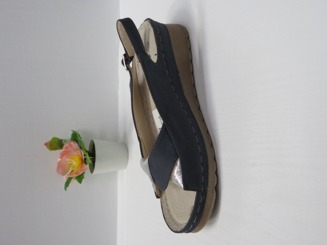 Sandały damskie 7AA231 NAVY/SILVER 36-41 1