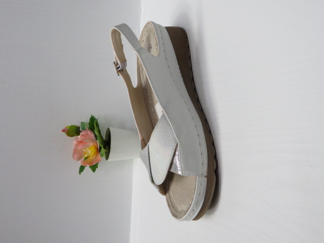 Sandały damskie 7AA231 SILVER 36-41 1