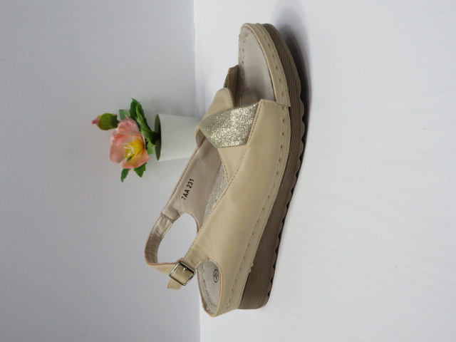 Sandały damskie 7AA231 BEIGE 36-41