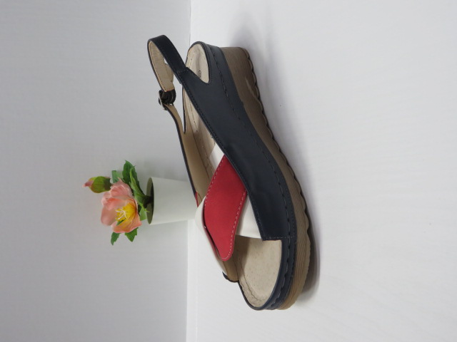 Sandały damskie 7AA231 NAVY/RED 36-41 1