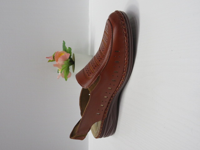 Sandały damskie DJ19-13 BROWN 39-43 1