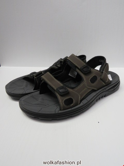 Sandały Męskie C123 BLACK/BROWN 47-50