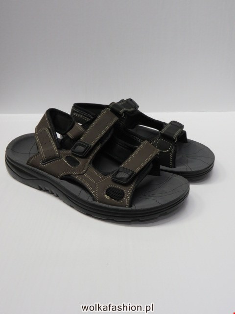 Sandały Męskie M90082 BLACK/BROWN 41-46
