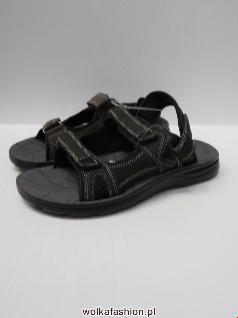 Sandały Męskie M90078 BLACK/BROWN 41-46