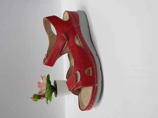 Sandały damskie 7AA235 RED 36-41