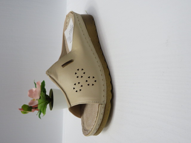 Klapki Damskie 7AA229 BEIGE 36-41