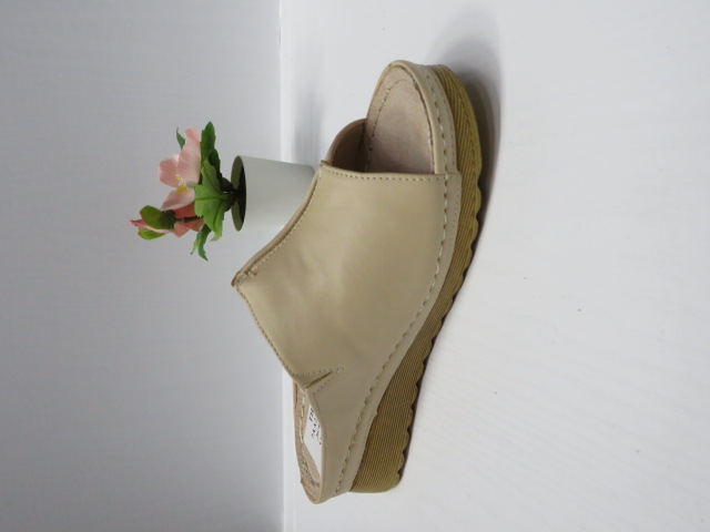 Klapki Damskie 7AA229 BEIGE 36-41 1