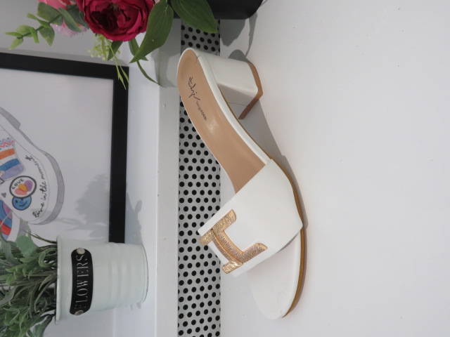 Czółenka damskie 655-A1 WHITE 36-41