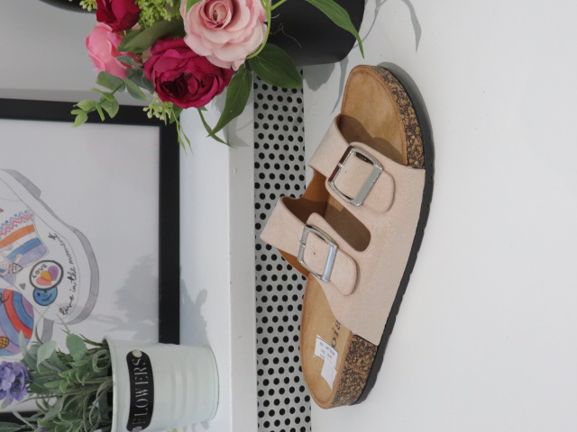 Klapki Damskie W87 BEIGE 36-41