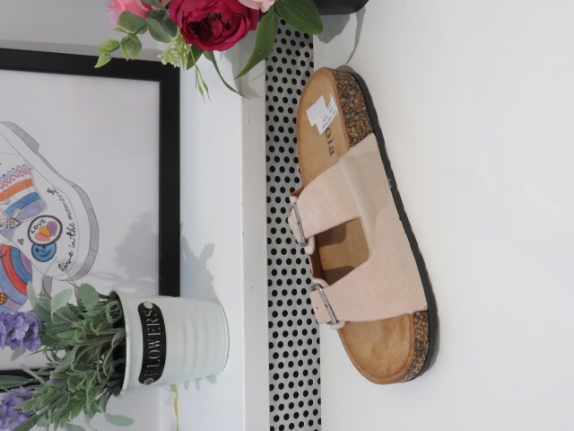 Klapki Damskie W87 BEIGE 36-41 1