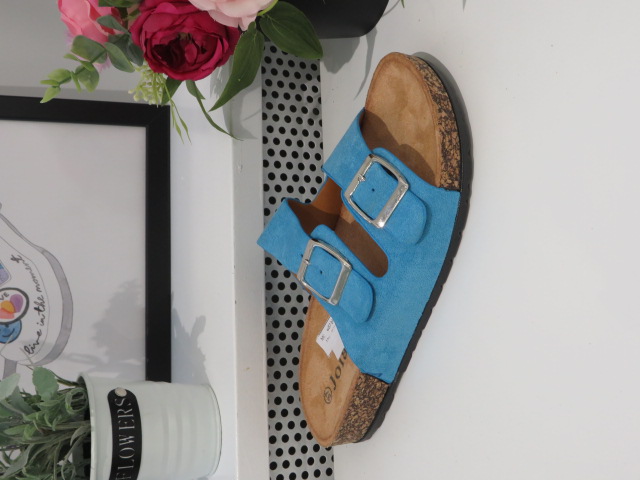 Klapki Damskie W87 BLUE 36-41