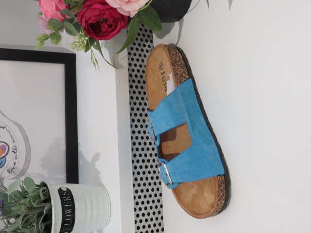 Klapki Damskie W87 BLUE 36-41 1