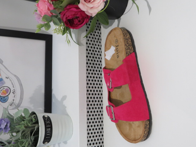 Klapki Damskie W87 FUSHIA 36-41 1