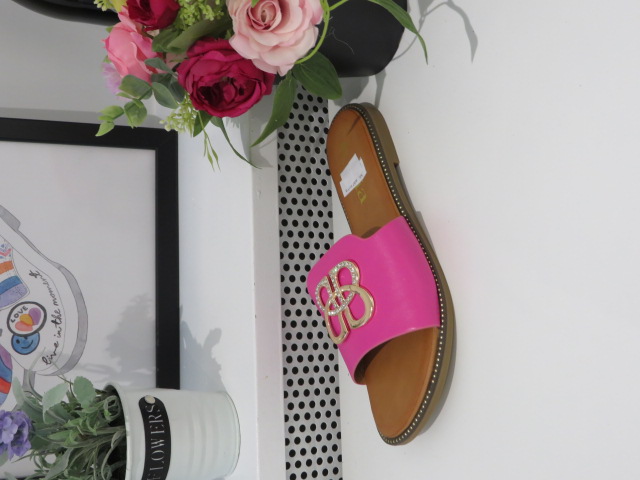 Klapki Damskie W97 FUSHIA 36-41