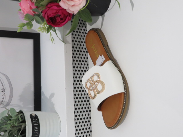 Klapki Damskie W97 WHITE 36-41