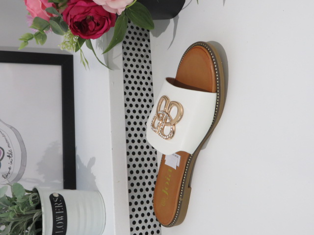 Klapki Damskie W97 WHITE 36-41 1