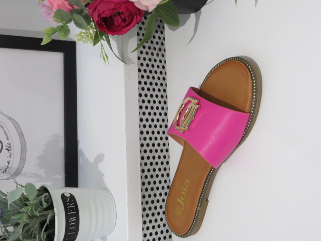 Klapki Damskie W98 FUSHIA 36-41 1