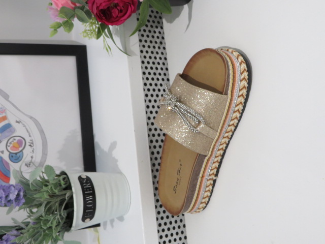 Klapki Damskie TL8-89 GOLD 36-41 1